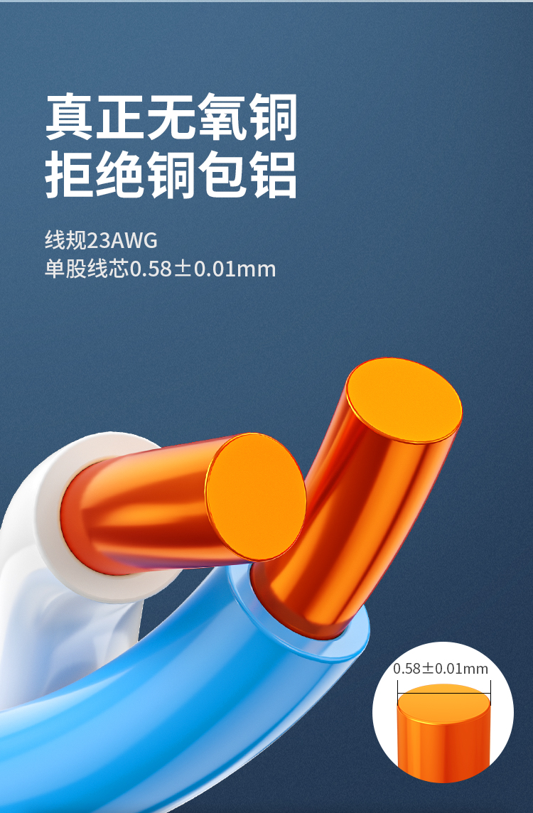 海乐（Haile）六类网线 HT7608 纯无氧铜 单屏蔽 POE供电 灰色 305米_https://www.haile-cn.com_线缆_第2张
