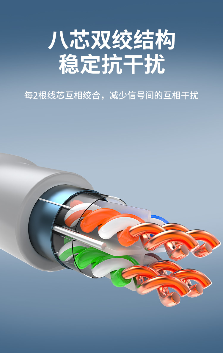 海乐（Haile）六类网线 HT7608 纯无氧铜 单屏蔽 POE供电 灰色 305米_https://www.haile-cn.com_线缆_第4张