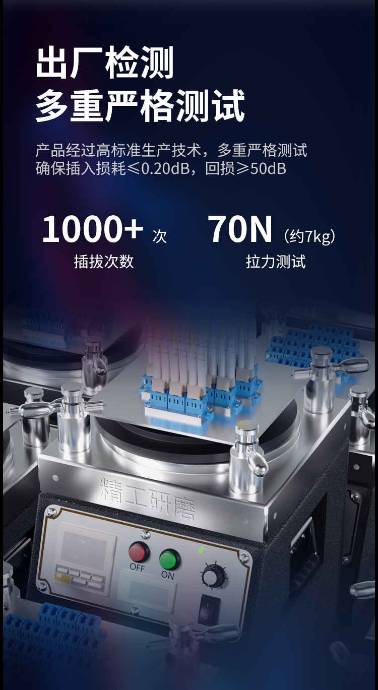 电信级单模万兆光纤跳线 单模单芯Φ3.0（FC-FC，9/125）_https://www.haile-cn.com_布线产品_第6张