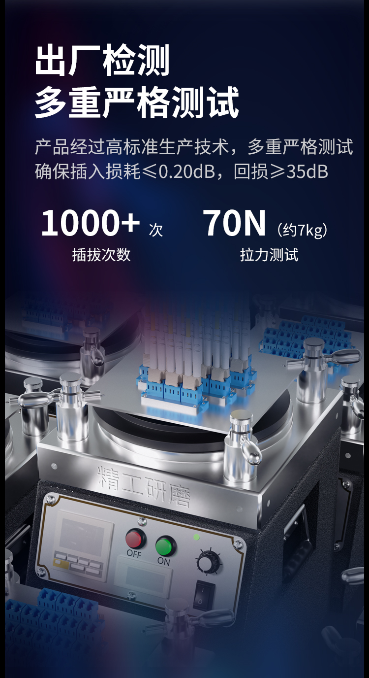 万兆多模光纤跳线LC-FC低烟无卤双芯跳纤OM3-300UPC接头50/125尾纤_https://www.haile-cn.com_布线产品_第6张