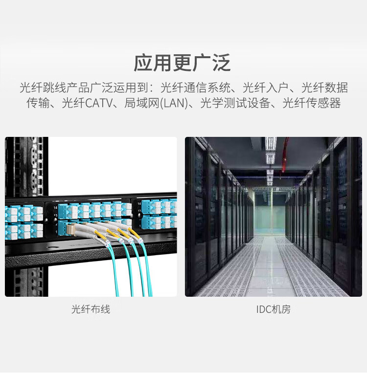 铠装防鼠咬光纤跳线 电信级单模单芯尾纤FC-FC跳纤 9/125_https://www.haile-cn.com_布线产品_第16张