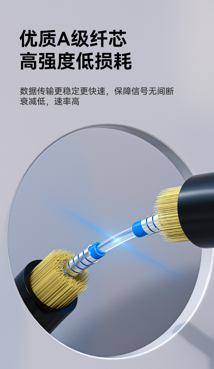 HAILE海乐 成品铠装光缆LC-LC室外2芯单模工程光纤跳线光缆尾纤 免熔接户外架空_https://www.haile-cn.com_布线产品_第6张