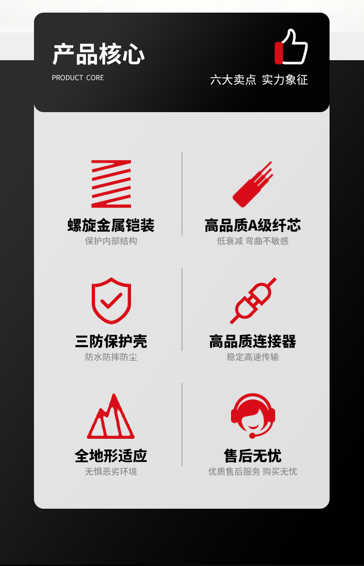 HAILE海乐 单模2芯野战光缆室外应急拉练转接线 航空接头转FC 塑料航空接头_https://www.haile-cn.com_布线产品_第2张