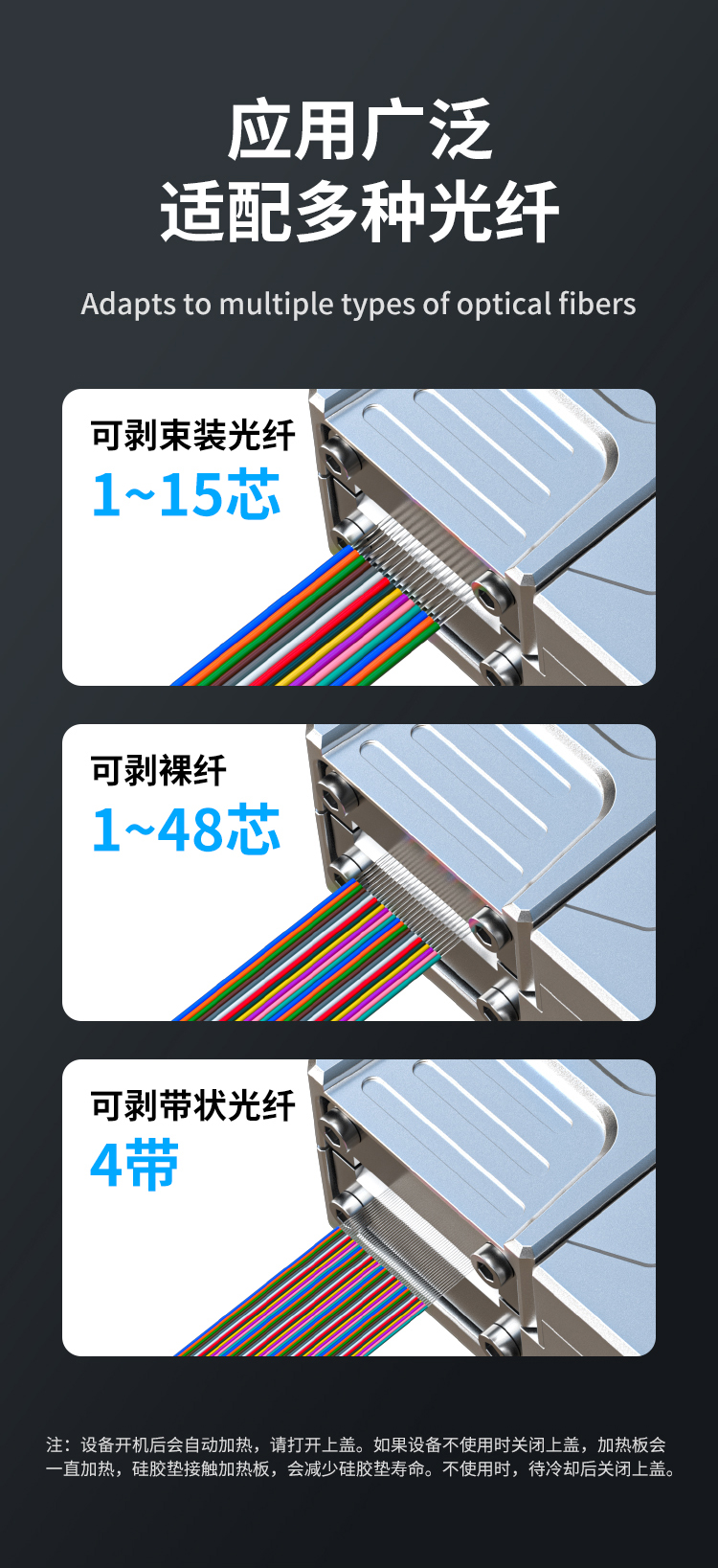 HAILE海乐 光纤热剥钳剥线钳 可剥束状带状裸纤隐形光纤等 铝合金机身 内置电池3500mAh_https://www.haile-cn.com_布线产品_第8张