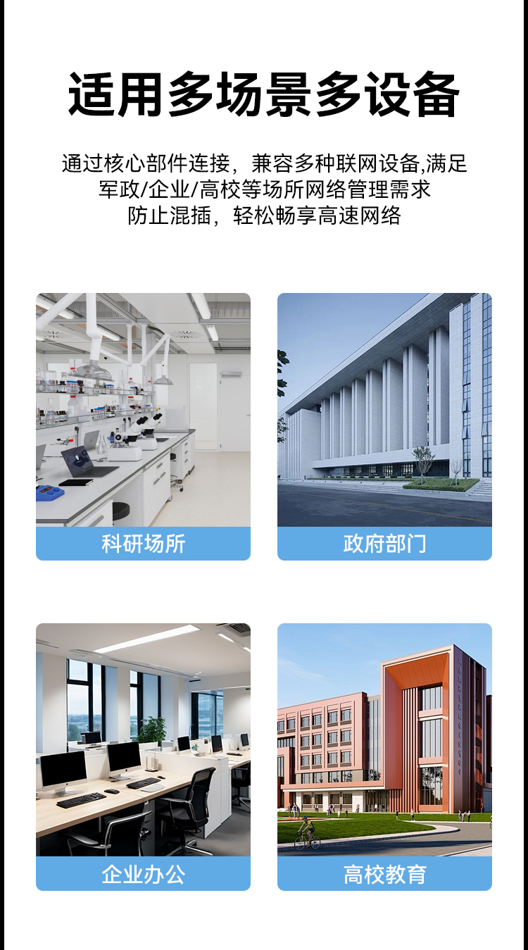 HAILE海乐内外网24口+4SFP口三层网管万兆交换机水晶头异形结构绿色专网网络分流器HG-3700-D24T4X_https://www.haile-cn.com_专网交换机_第12张