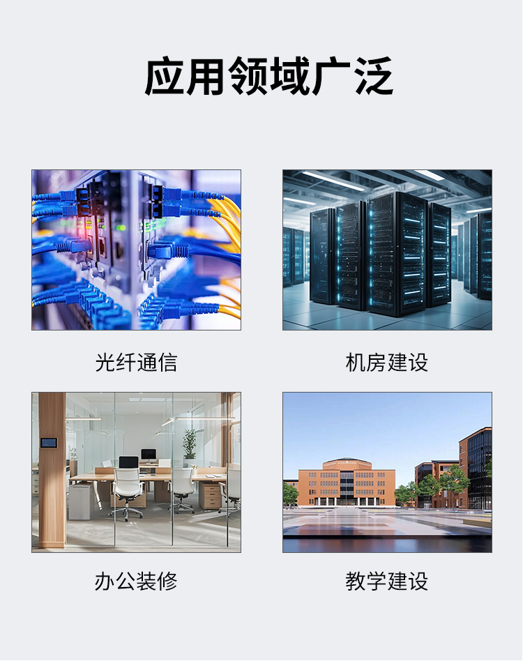 48芯多模OM4满配高密度配线箱架熔接式1U万兆终端盒配线架封闭式HT-GM48MTA2_https://www.haile-cn.com_布线产品_第11张
